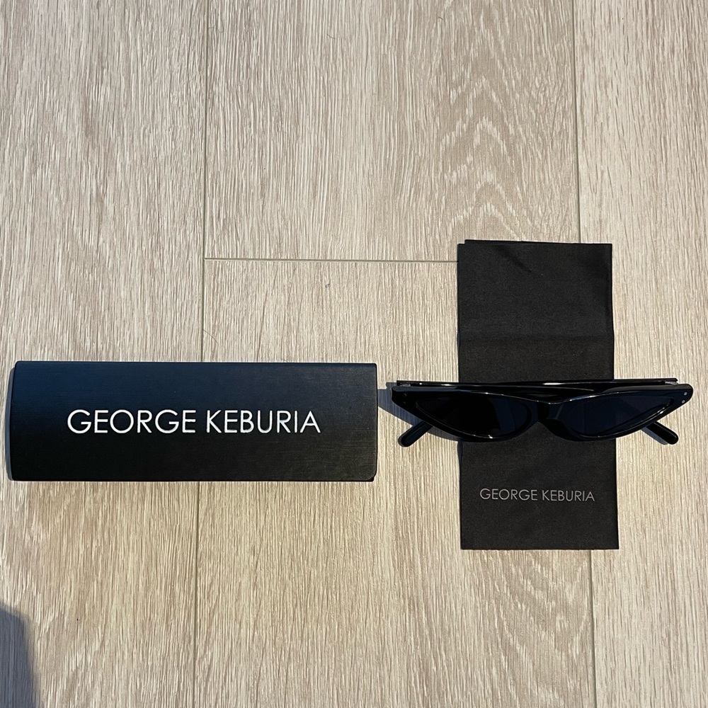 George Keburia cat eye sunglasses